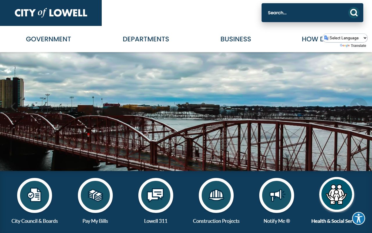 Lowell Police Department page for bench warrant checks in Lowell Massachusetts